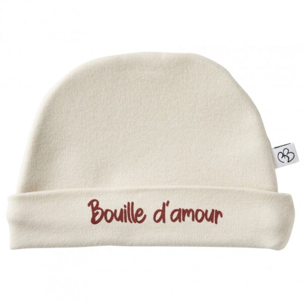 Bonnet naissance coton BOUILLE DAMOUR